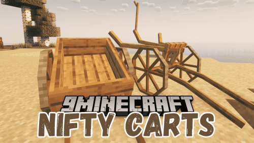 Nifty Carts Mod (1.21.1, 1.20.1) – Supply Cart, Plow, and Animal Cart Thumbnail