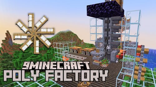 Poly Factory Mod (1.21.1, 1.20.6) – New Tech Mechanics, Blocks, and Tools Thumbnail