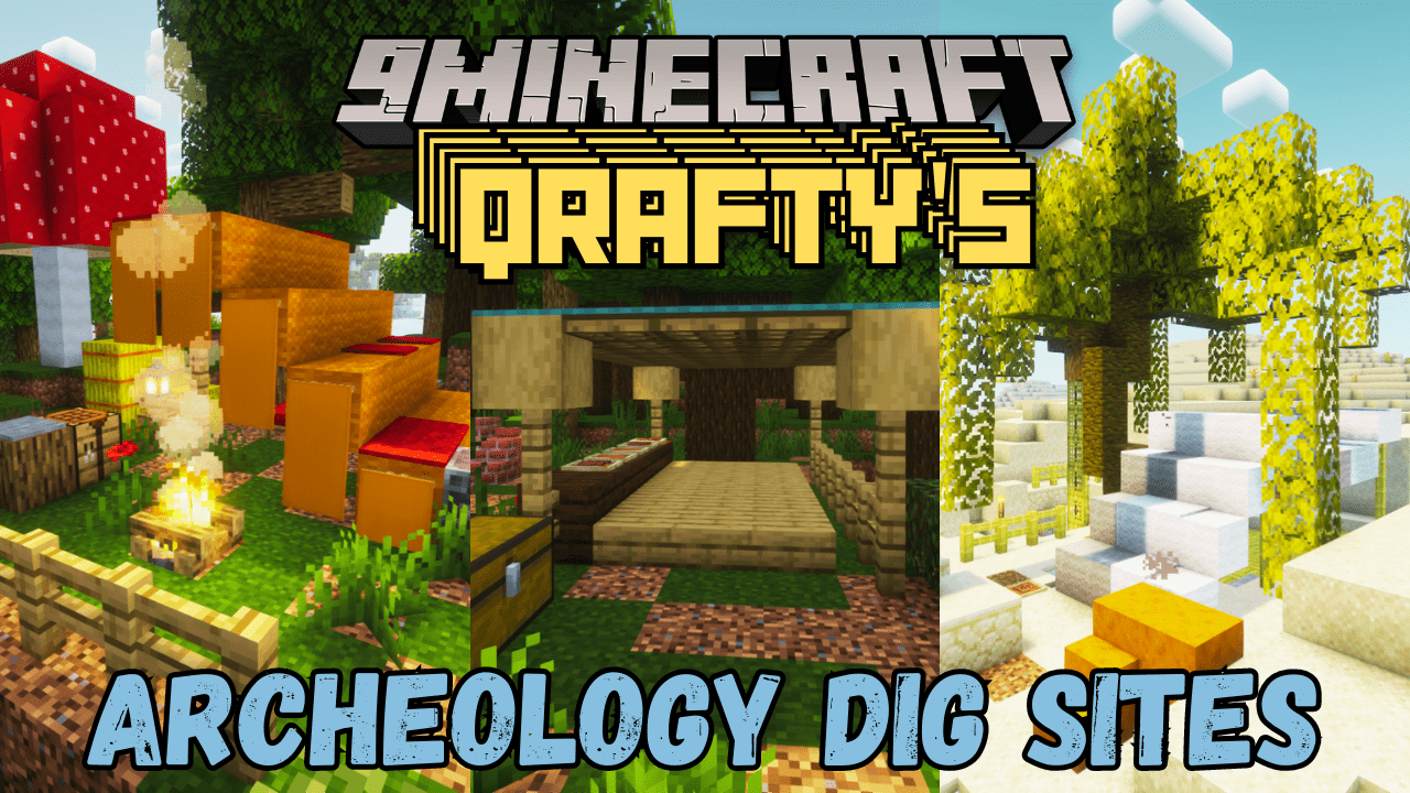 Qrafty's Archeology Dig Sites Mod (1.20.6, 1.20.4) - Different Variations of Dig Sites 1