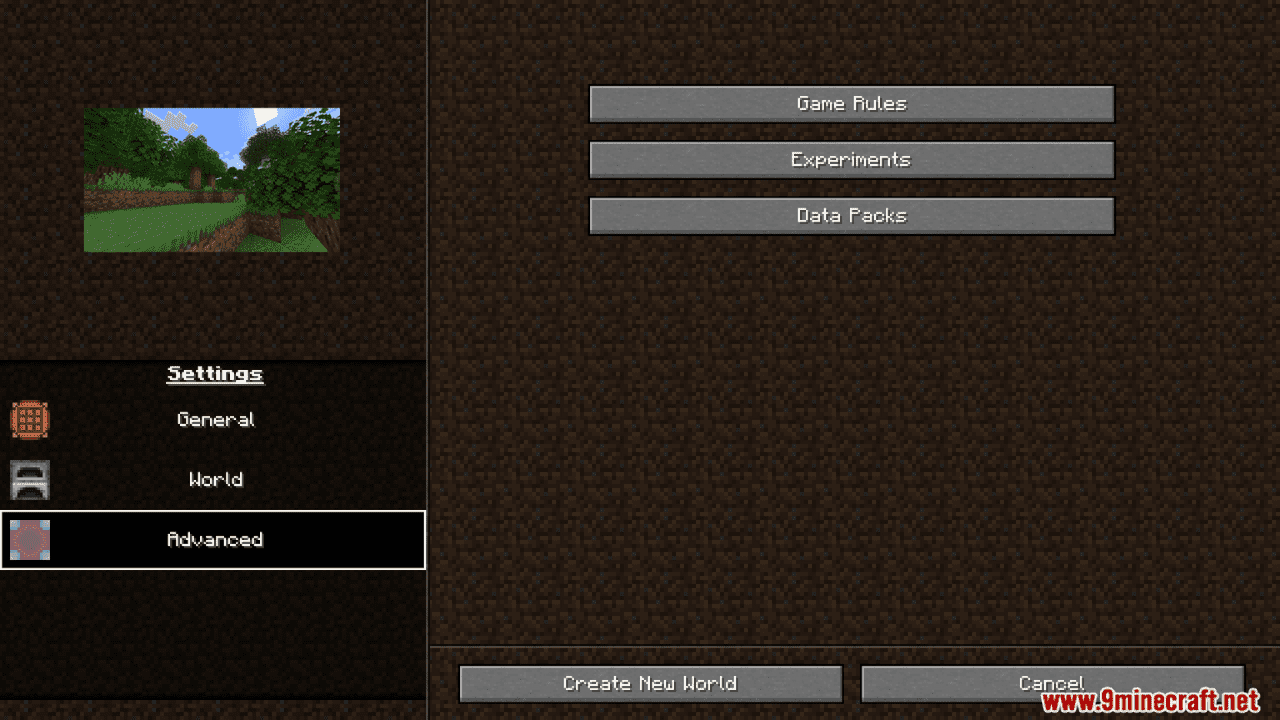 Reimagined World Menu Mod (1.21, 1.20.1) - Complete World-Creating Overhaul 4