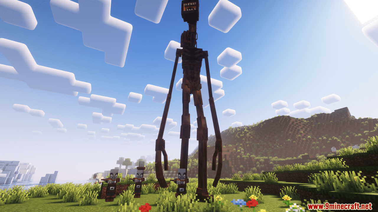 Siren Head: The Arrival Mod (1.19.2) - 30 Meter Tall Humanoid Creature 3