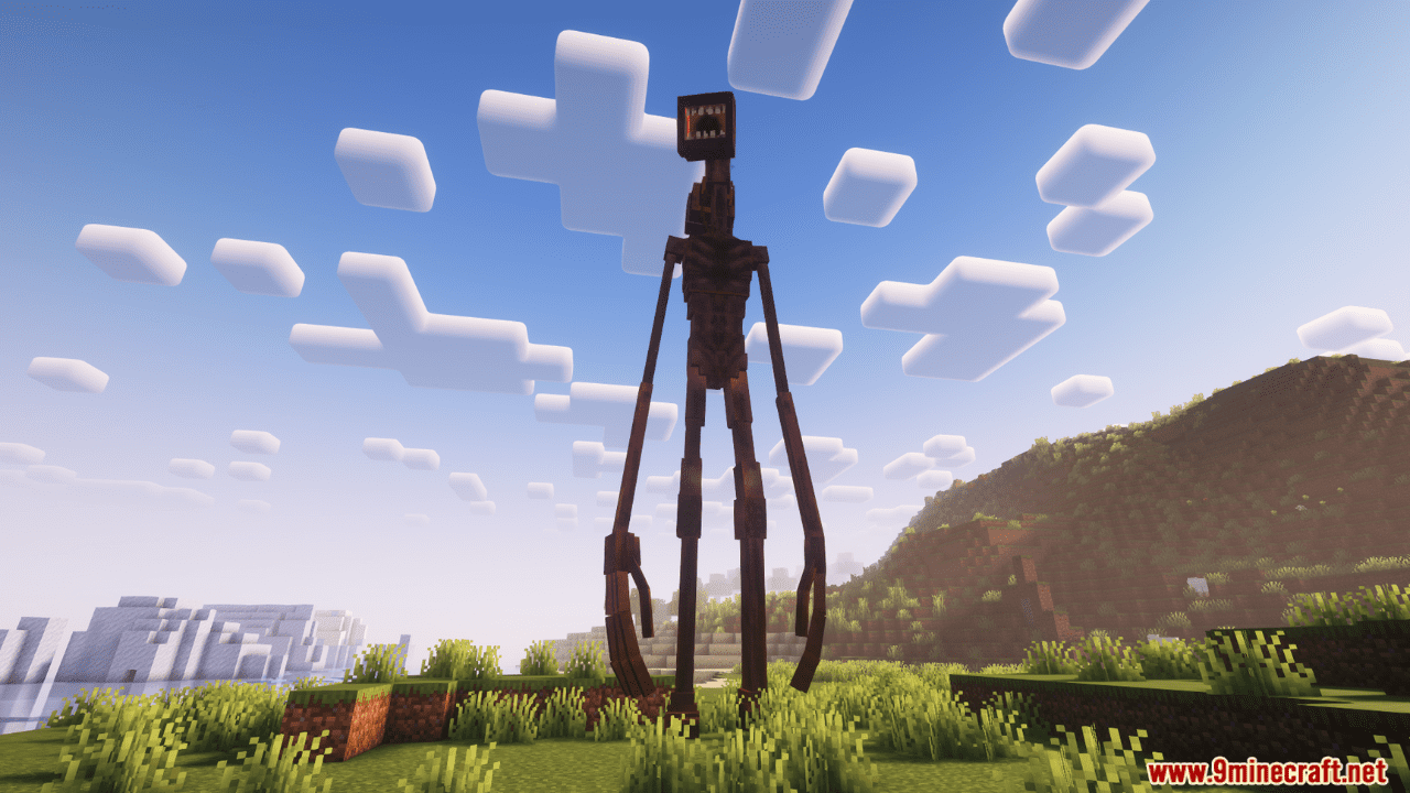 Siren Head: The Arrival Mod (1.19.2) - 30 Meter Tall Humanoid Creature 2