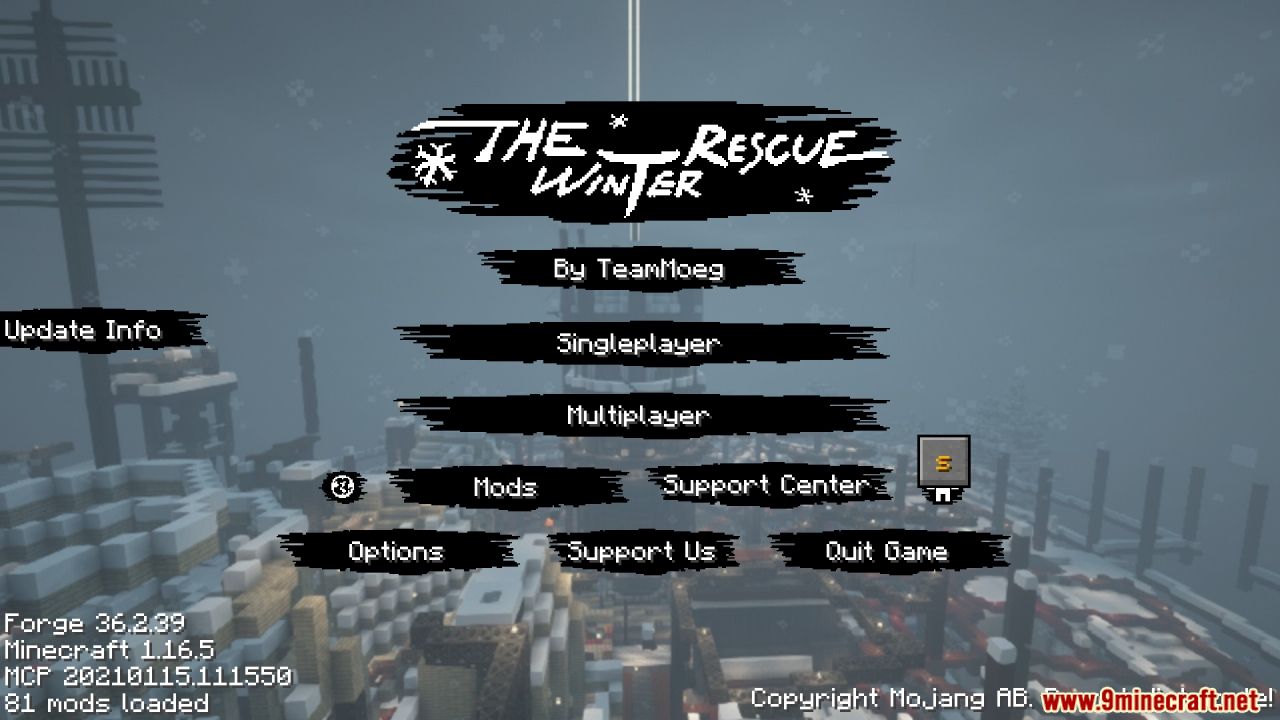 The Winter Rescue Modpack (1.16.5) - Survive the Harsh Winter 2