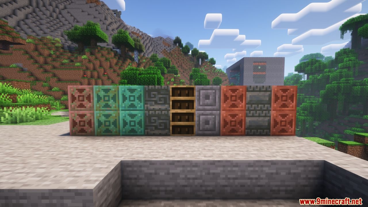 Trial Chambers 1.21 Decoration Mod (1.20.1, 1.19.4) - New Decoration Blocks 7