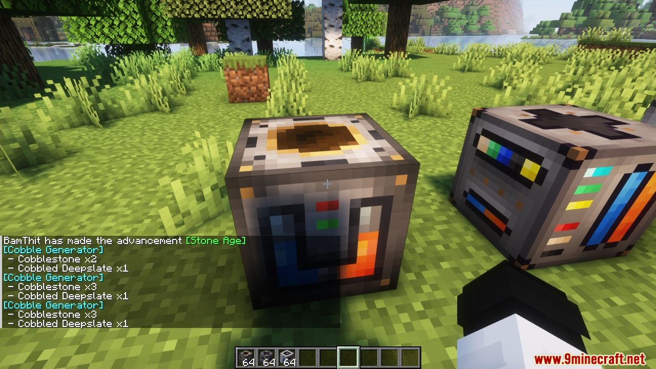 Yet Another Cobblestone Generator Mod (1.21.1, 1.20.1) - Customizable Cobblestone Generator 4