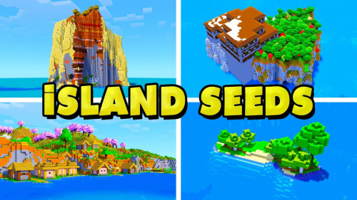 20 Survival Island Seeds For Minecraft (1.20.6, 1.20.1) – Java/Bedrock Edition Thumbnail