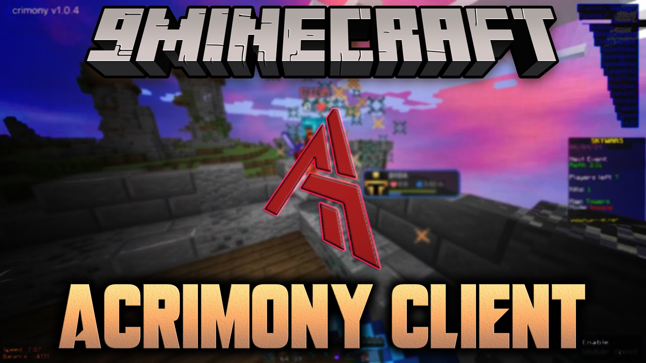 Acrimony Client (1.8.9) - New Ghost Client in June 2024 1