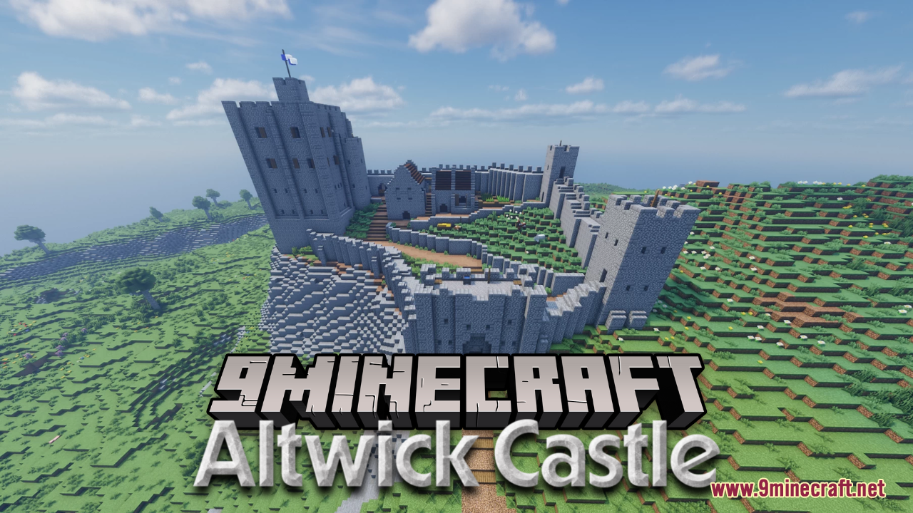 Altwick Castle Map (1.21.1, 1.20.1) - Norman Square Keeps Inspired 1