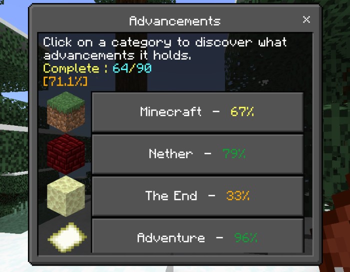 Alylica’s Advancements Addon (1.21, 1.20) - MCPE/Bedrock Mod 3