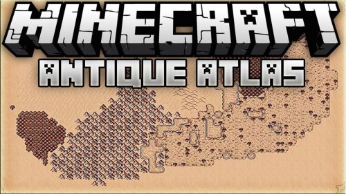 Antique Atlas Mod (1.21, 1.20.1) – Fancy Interactive Map Thumbnail
