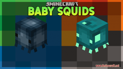 Baby Squids Resource Pack (1.21.1, 1.20.1) – Texture Pack Thumbnail