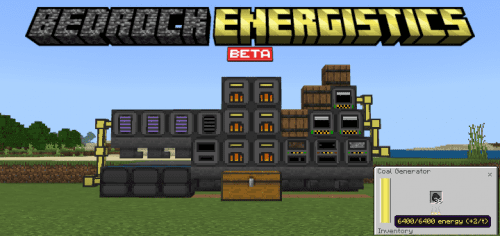 Bedrock Energistics Addon (1.21) – MCPE/Bedrock Mod Thumbnail