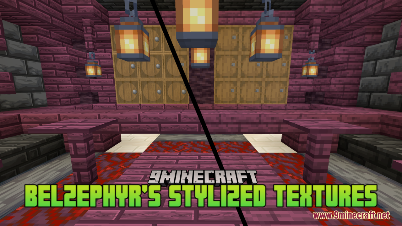 Belzephyr's Stylized Textures Resource Pack (1.20.6, 1.20.1) - Texture Pack 1