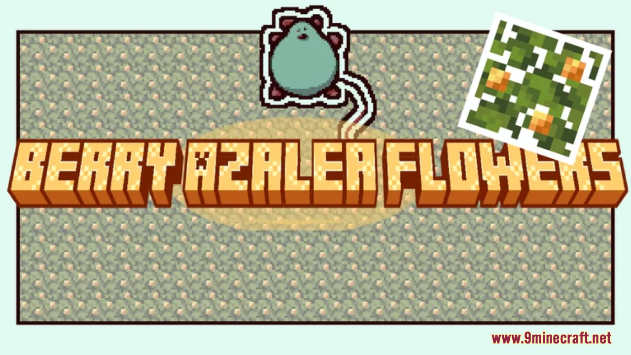 Berry Azalea Flowers Resource Pack (1.20.6, 1.20.1) - Texture Pack 1