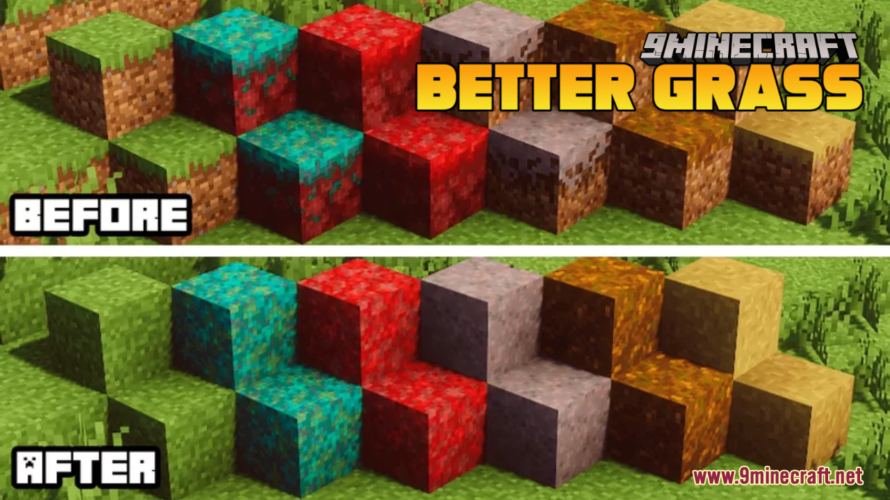 Better Grass Resource Pack (1.21.1, 1.20.1) - Texture Pack 1