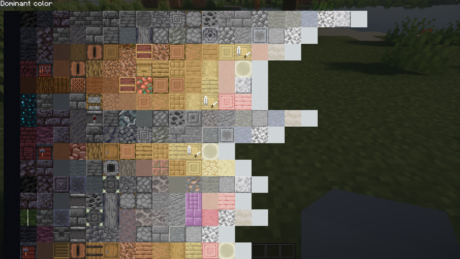 Block Gradients Mod (1.20.4, 1.20.1) - In-Game Block Palette Viewer 3