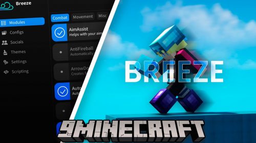 Breeze Client Mod (1.8.9) – Great Ghost Features for PvP Thumbnail