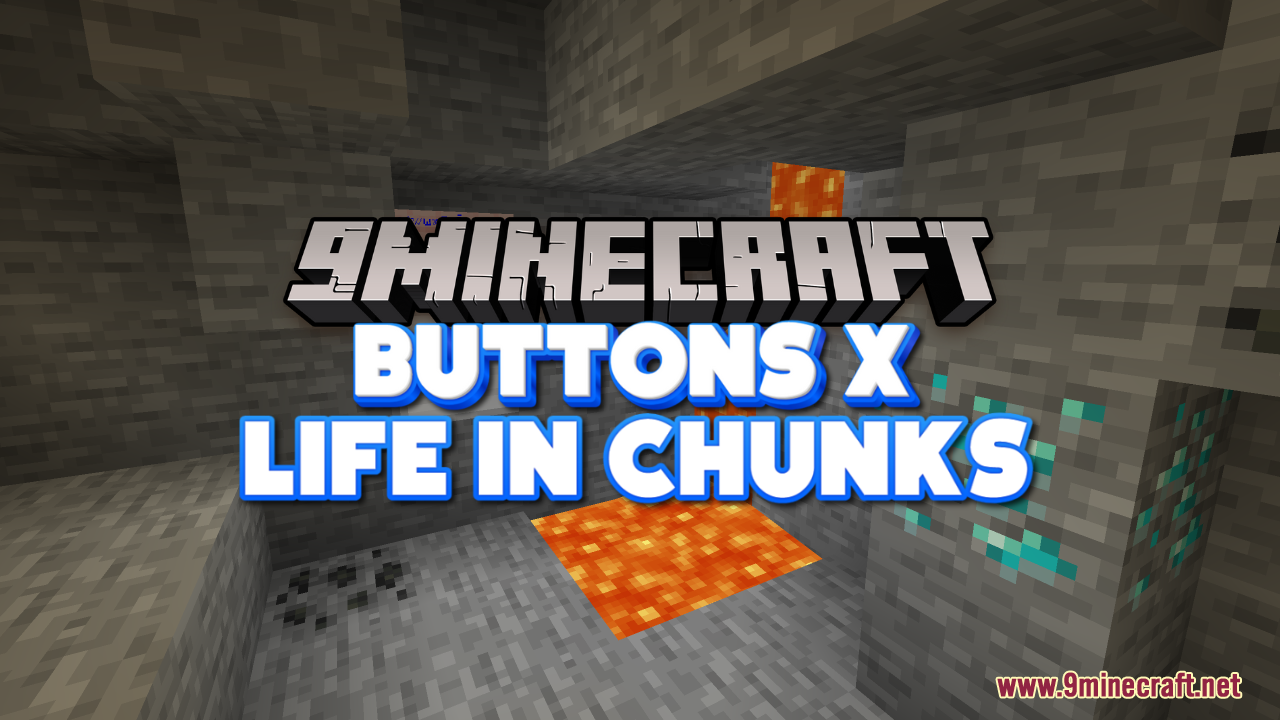 Buttons X: Life in Chunks Map (1.21.1, 1.20.1) - Find Those Buttons! 1