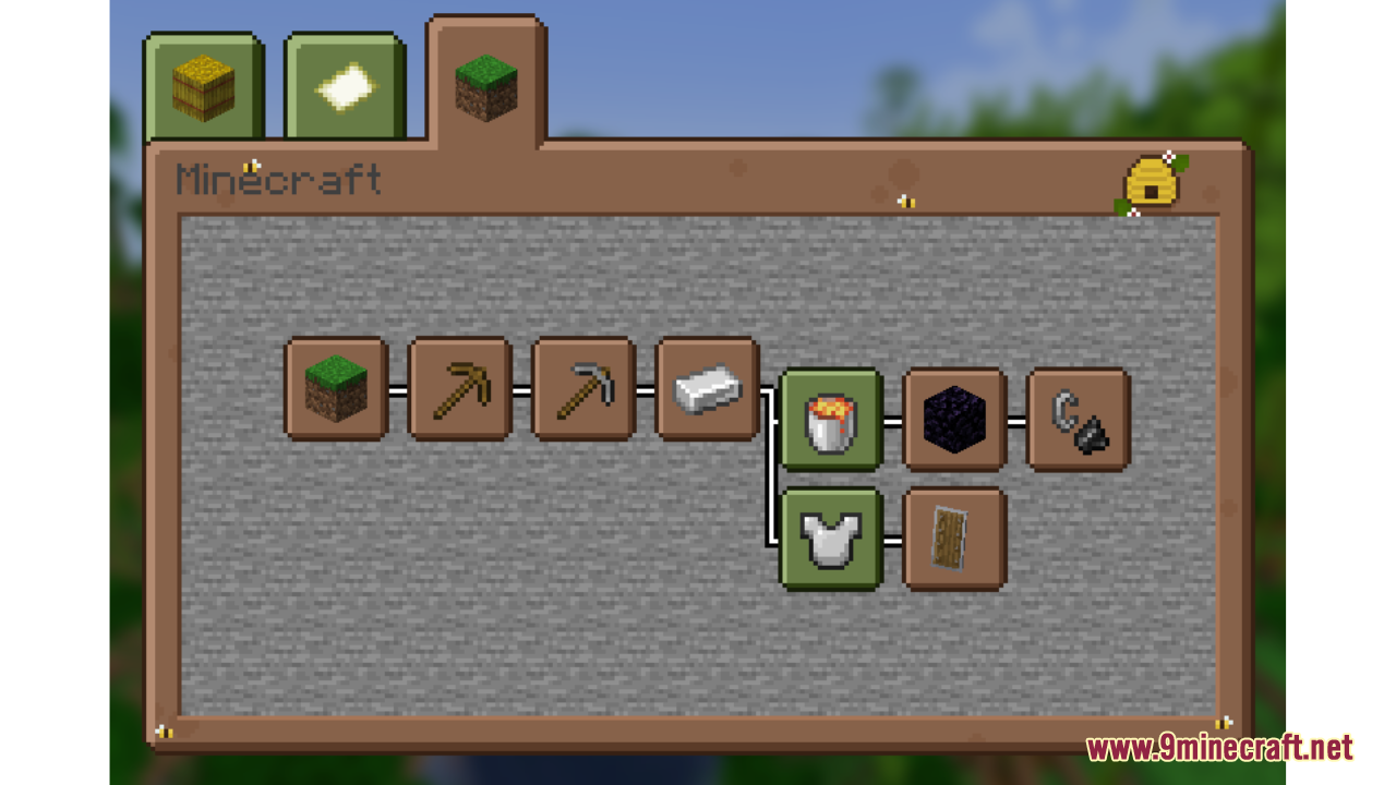 Buzzy Bee GUI Resource Pack (1.21.1, 1.20.1) - Texture Pack 8