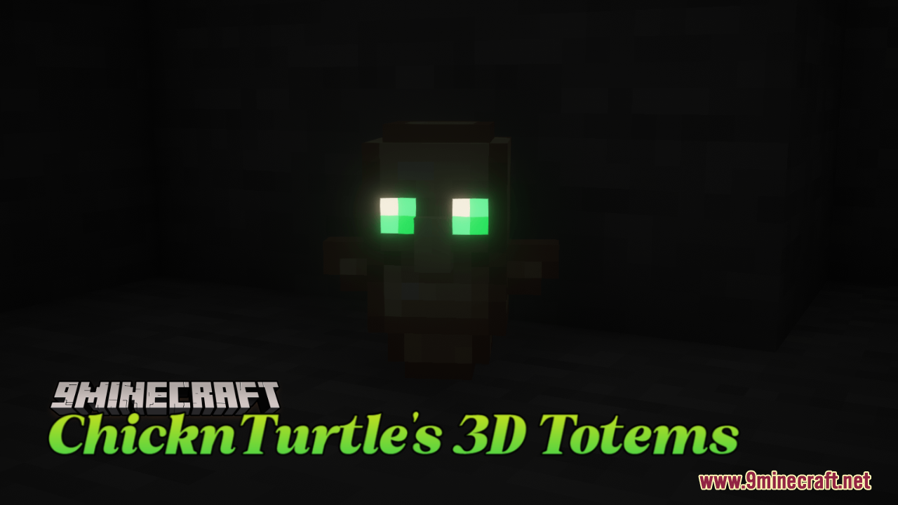 ChicknTurtle's 3D Totems Resource Pack (1.21.1, 1.20.1) - Texture Pack 1