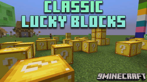Classic Lucky Blocks Mod (1.21, 1.20.6) – Nostalgic Surprises Await Thumbnail