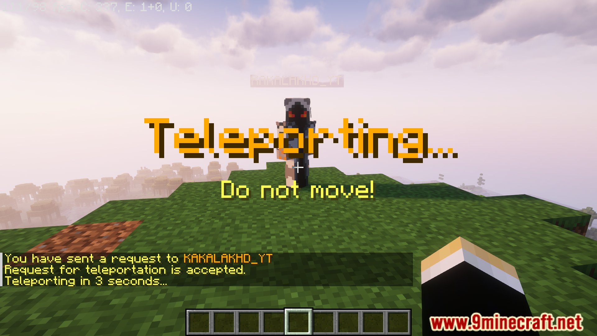 ClickTpa Plugin (1.20.6, 1.20.1) - Clicking Chat To Accept A Teleport Request 3