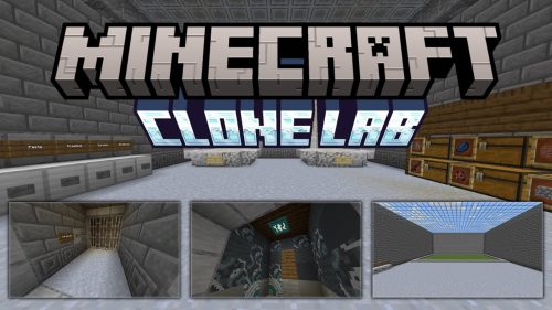 Clone Lab Map (1.21) – MCPE/Bedrock Thumbnail