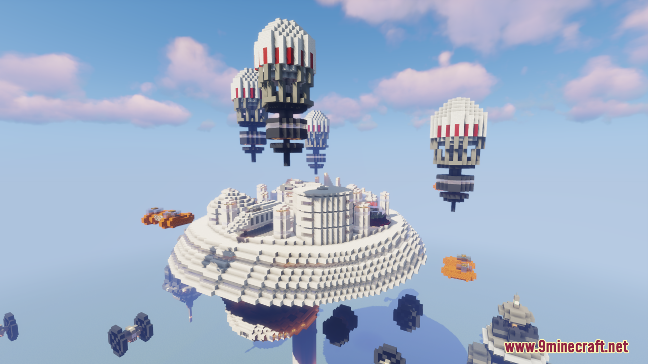 Cloud City Map (1.21.1, 1.20.1) - Far, Far Away Galaxy 2