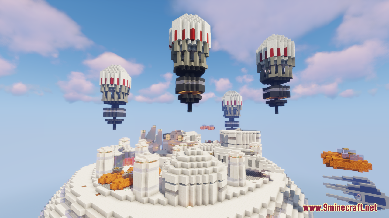 Cloud City Map (1.21.1, 1.20.1) - Far, Far Away Galaxy 6