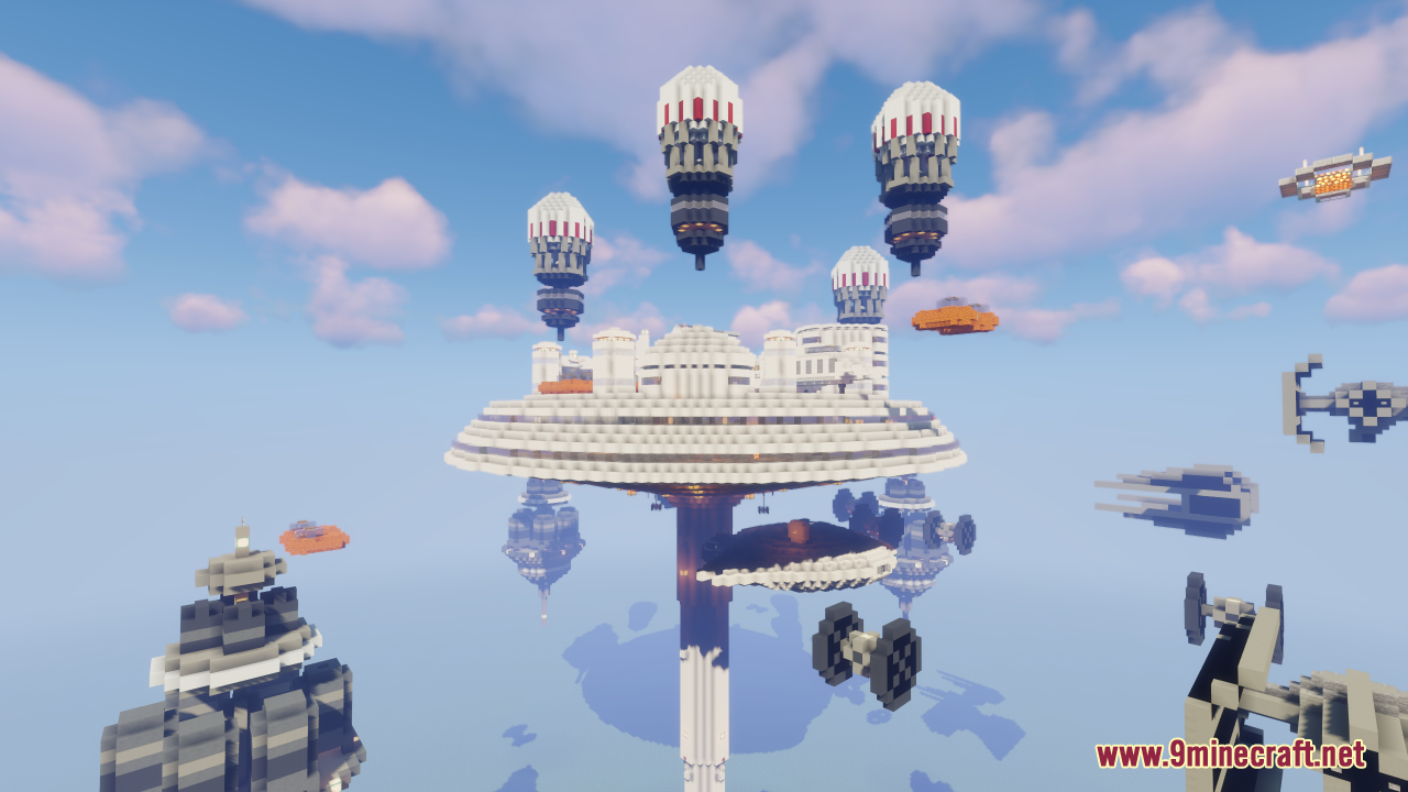 Cloud City Map (1.21.1, 1.20.1) - Far, Far Away Galaxy 5