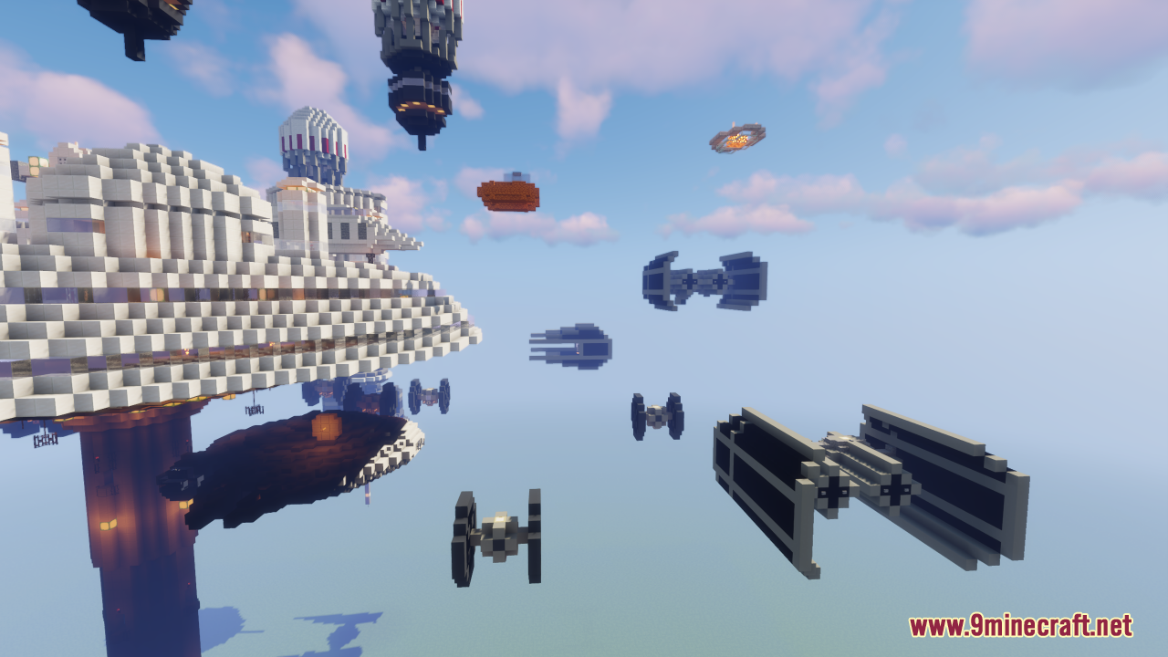 Cloud City Map (1.21.1, 1.20.1) - Far, Far Away Galaxy 4