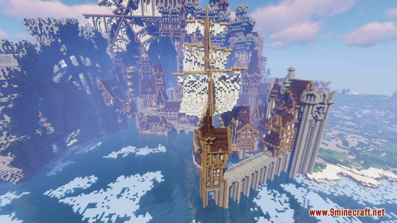 Conderial Map (1.21.1, 1.20.1) - Steampunk City 11