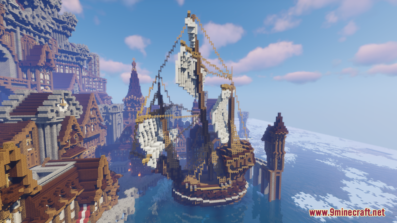 Conderial Map (1.21.1, 1.20.1) - Steampunk City 12