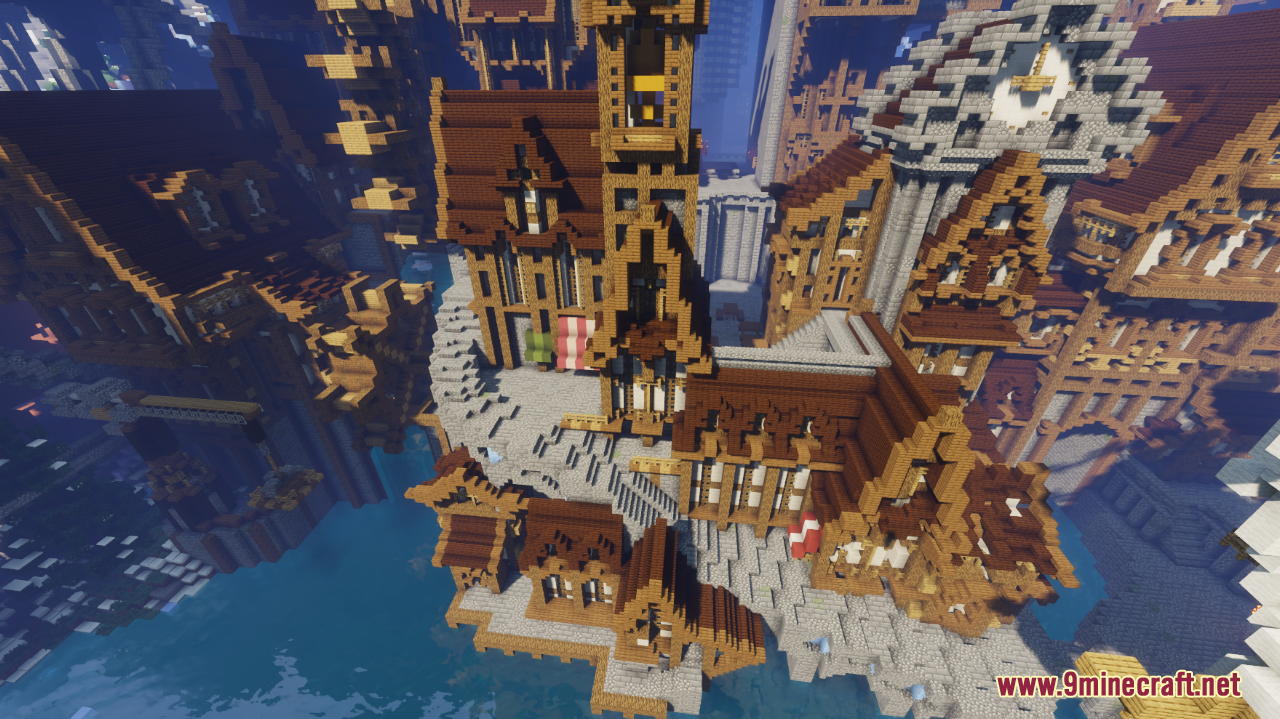 Conderial Map (1.21.1, 1.20.1) - Steampunk City 13