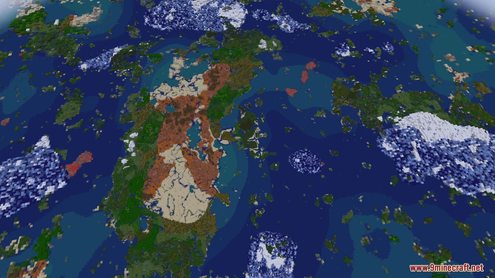 Continents Data Pack (1.21.1, 1.20.1) - Reshape The World 2