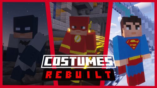 Costumes Rebuilt Mod (1.20.4, 1.20.1) – Costumes and Items from Pop Culture Thumbnail