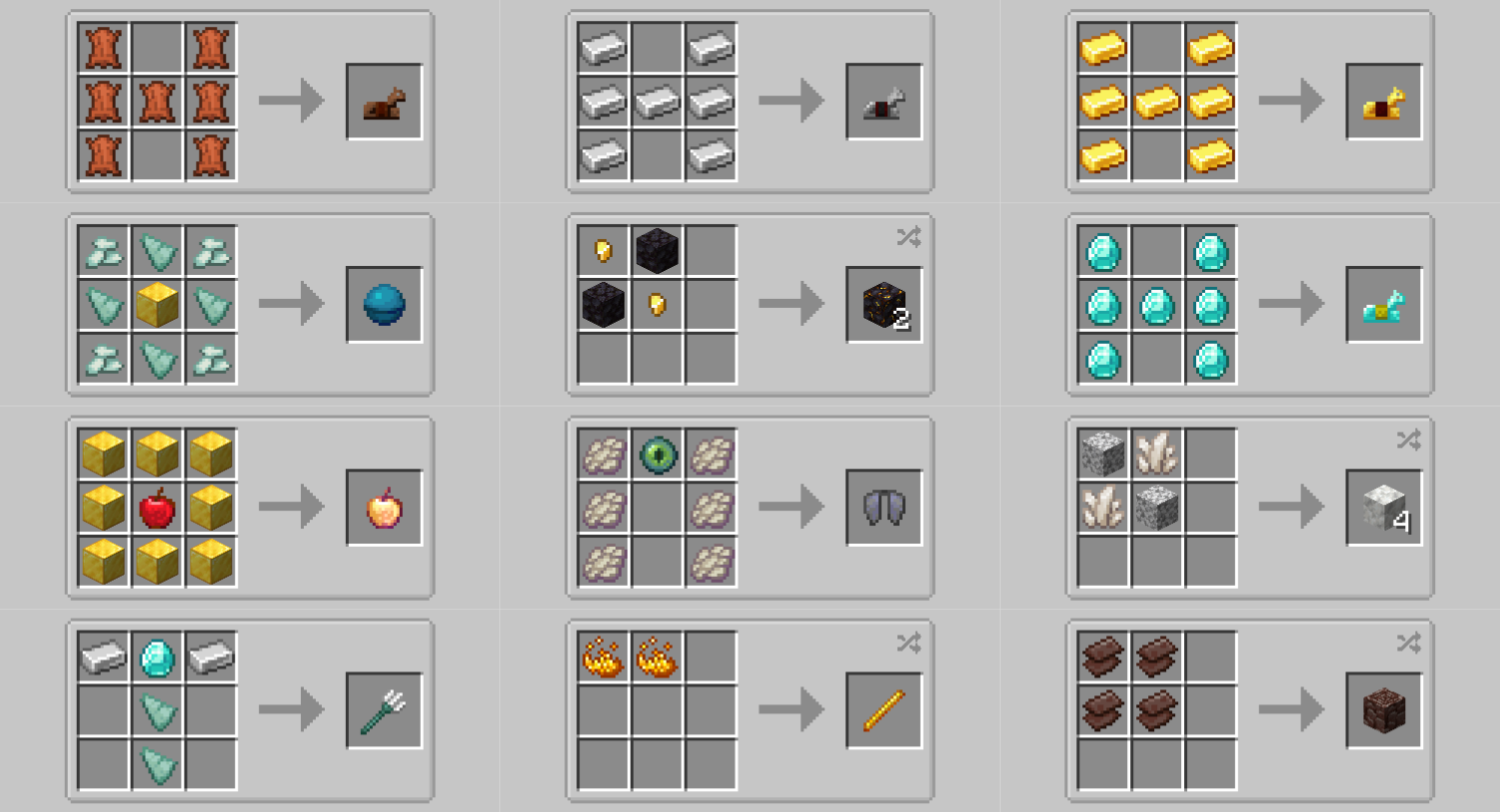 Crafty Uncraftables Mod (1.21.1, 1.20.1) - Crafting Recipes For Uncraftable Items 2