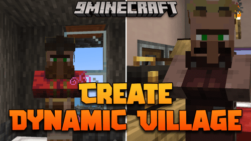 Create Dynamic Village Mod (1.20.1, 1.19.2) – Enhancing Village Life Thumbnail