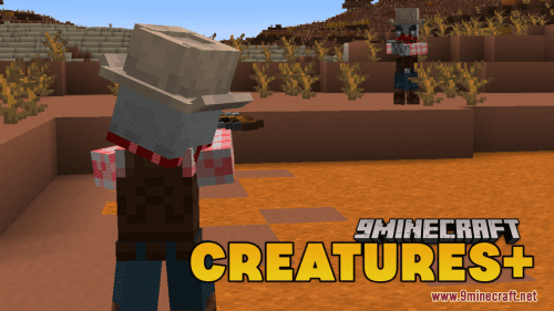 Creatures+ Resource Pack (1.21.1, 1.20.1) – Texture Pack Thumbnail