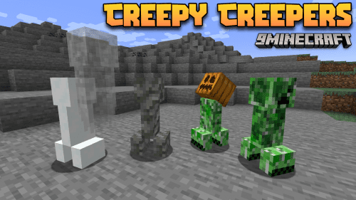 Creepy Creepers Mod (1.21.1, 1.20.1) – Unique Creeper Encounters Thumbnail