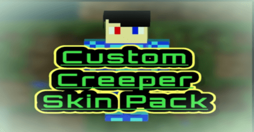 Custom Creeper Skin Pack (1.20) – MCPE/Bedrock Thumbnail