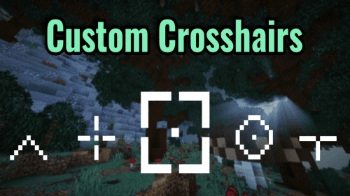 Custom Crosshairs Texture Pack (1.21, 1.20) – MCPE/Bedrock Thumbnail