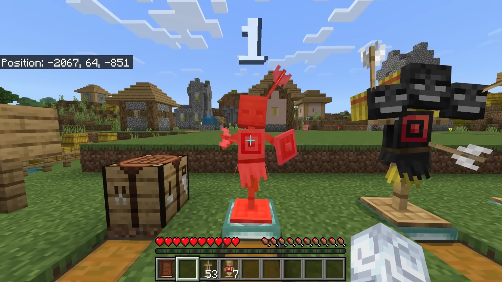 Damage Indicator Addon (1.21, 1.20) - MCPE/Bedrock Mod 2