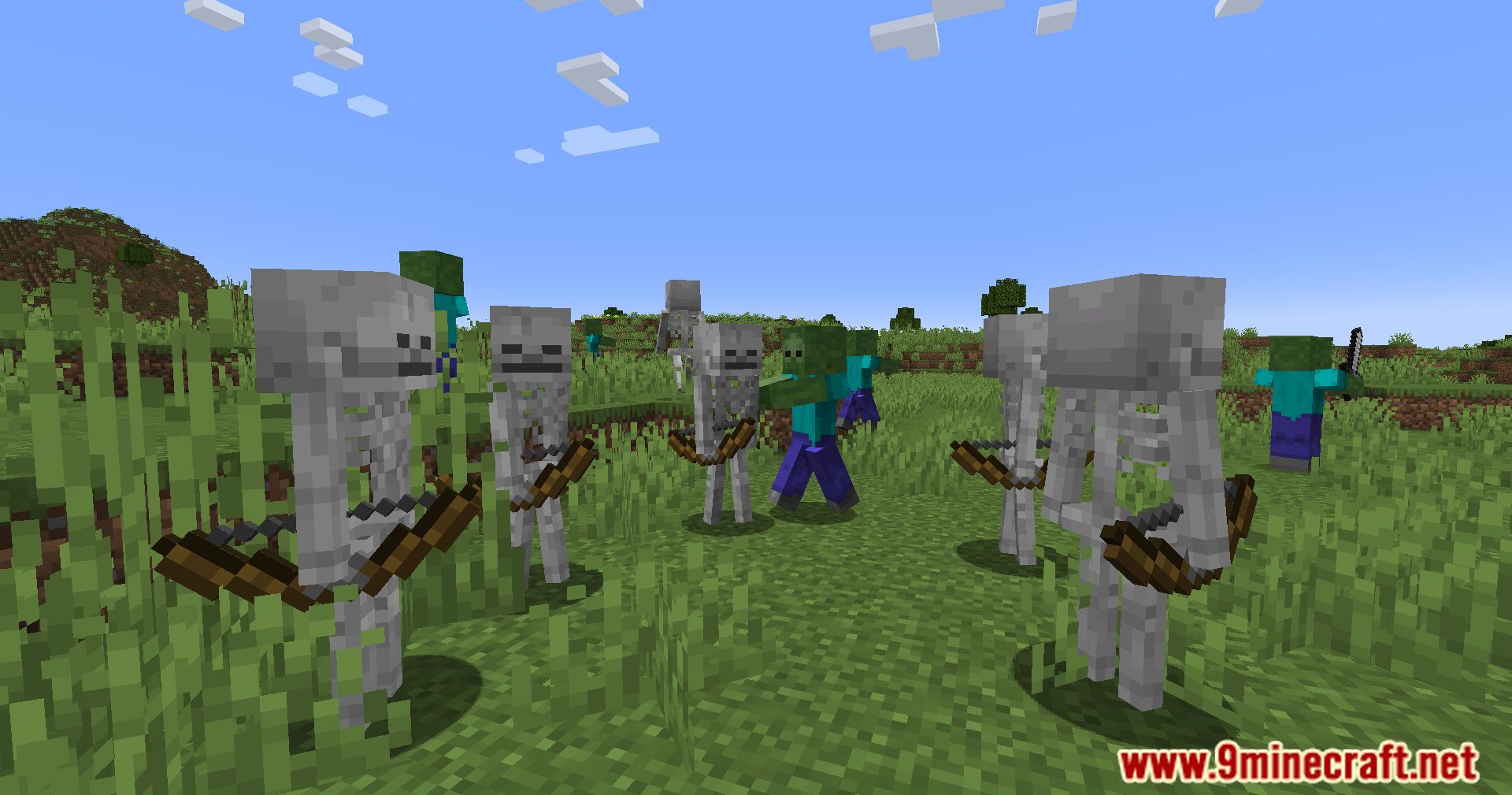 Daylight Mobs Reborn Mod (1.21.1, 1.20.1) - Daylight Dangers 6