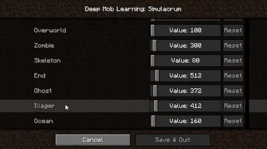 Deep Mob Learning Simulacrum Mod (1.18.2, 1.17.1) - Simulation Chamber 6