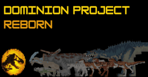 Dominion Project Reborn Addon (1.21, 1.20) – MCPE/Bedrock Dinosaur Mod Thumbnail