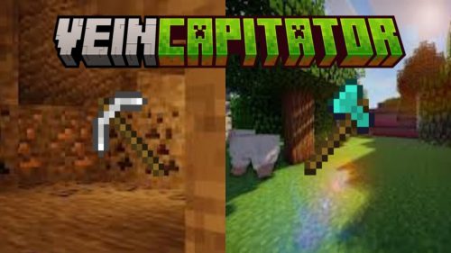 Edds’ VeinCapitator Addon (1.21, 1.20) – MCPE/Bedrock Mod Thumbnail