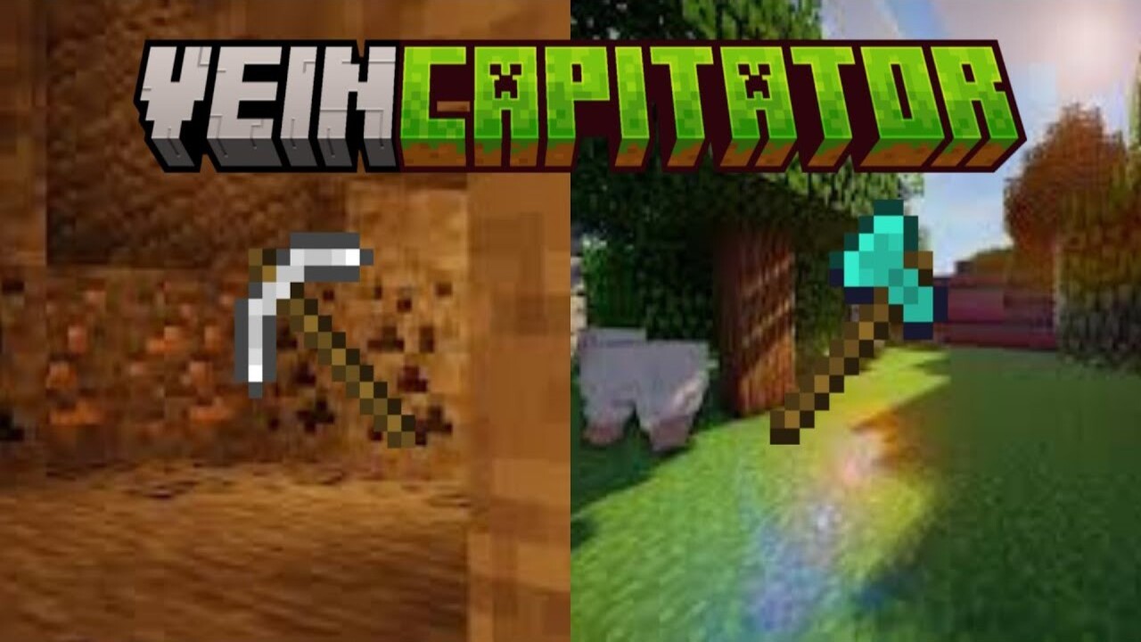 Edds' VeinCapitator Addon (1.21, 1.20) - MCPE/Bedrock Mod 1