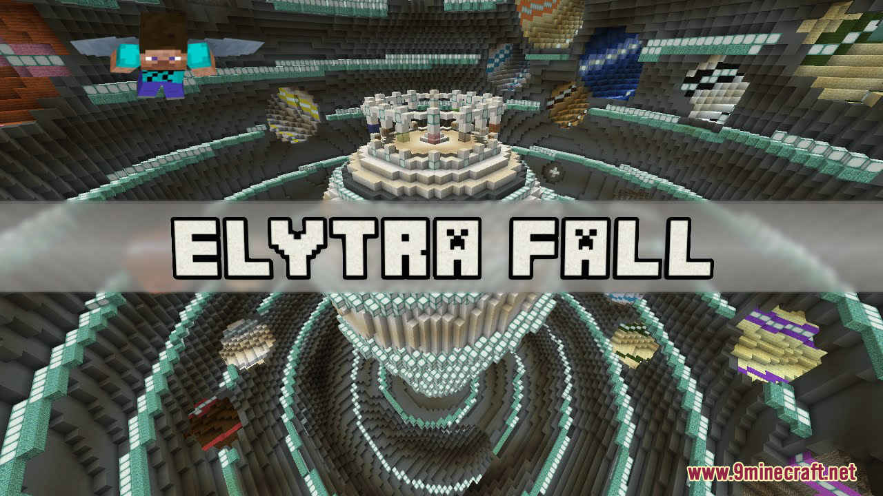 Elytra Fall Map (1.21.1, 1.20.1) - Let's Fly! 1