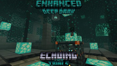 Enhanced Deep Dark Addon (1.21) – MCPE/Bedrock Mod Thumbnail